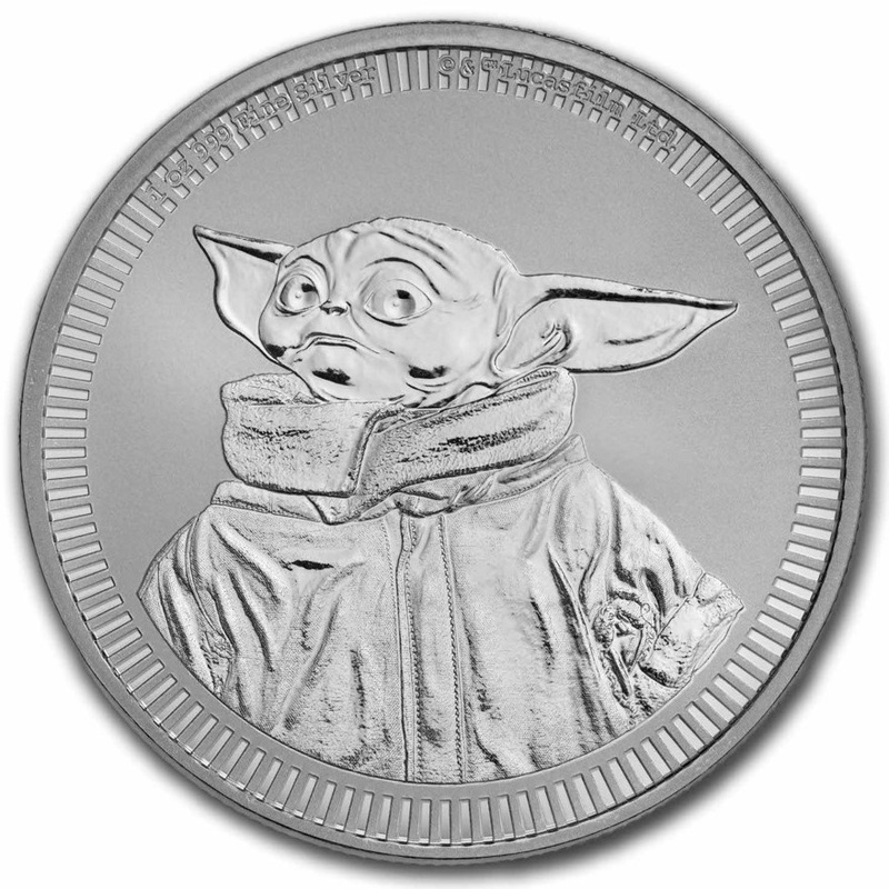 2023 Grogu 1oz Silver Coin From 48.59