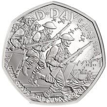 2024 Proof 50p Silver Coin 80th Anniversary of the D-Day Landings ...