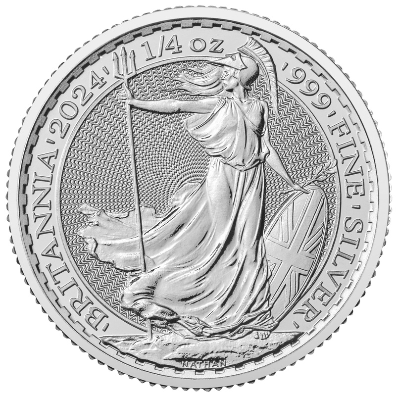 2024 1/4oz Britannia Silver Coin BullionByPost From €11.19