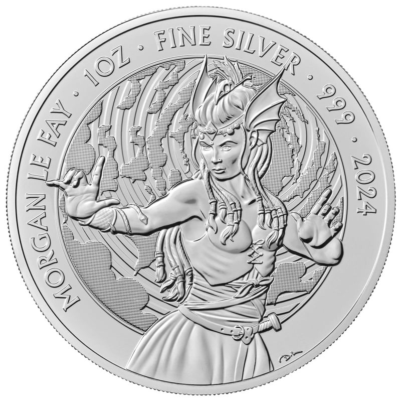 2024 Le Fay 1oz Silver Coin BullionByPost From €49.45